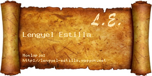 Lengyel Estilla névjegykártya